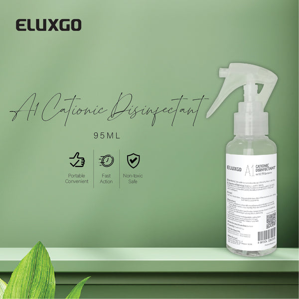 Eluxgo A1 Cationic Disinfectant 95ml Light, portable, and convenient